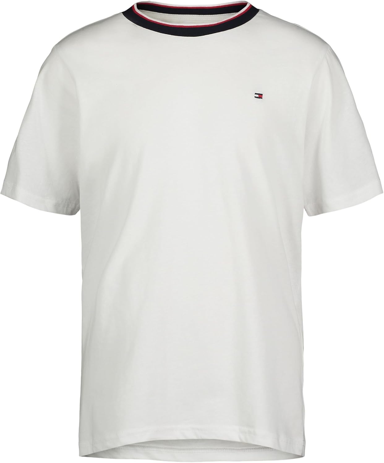 Tommy Hilfiger Boys' Legacy Short Sleeve Yd Ringer Crew Neck T-Shirt